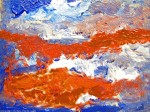 ACRYLIQUE ABSTRAIT sur bois - 20x16 [35.90 - 4.50]