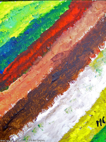ACRYLIQUE ABSTRAIT sur bois - 20x16 [35.90 - 4.50]