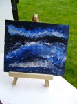 ACRYLIQUE ABSTRAIT sur bois - 20x16 [35.90 - 4.50]